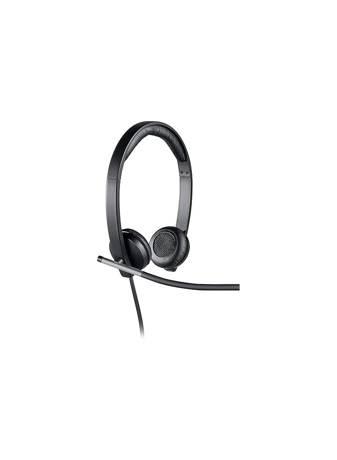 PROMASS H650e Wired Headset, Stereo Headphones with Noise-Cancelling Microphone, USB, In-Line Controls  - Image 1
