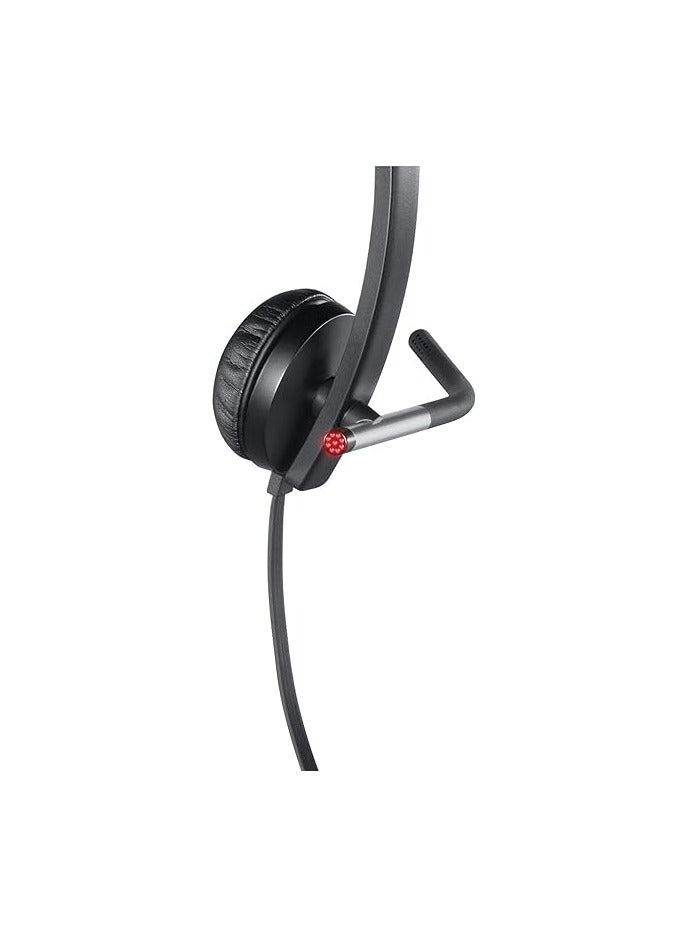 PROMASS H650e Wired Headset, Stereo Headphones with Noise-Cancelling Microphone, USB, In-Line Controls  - Image 3