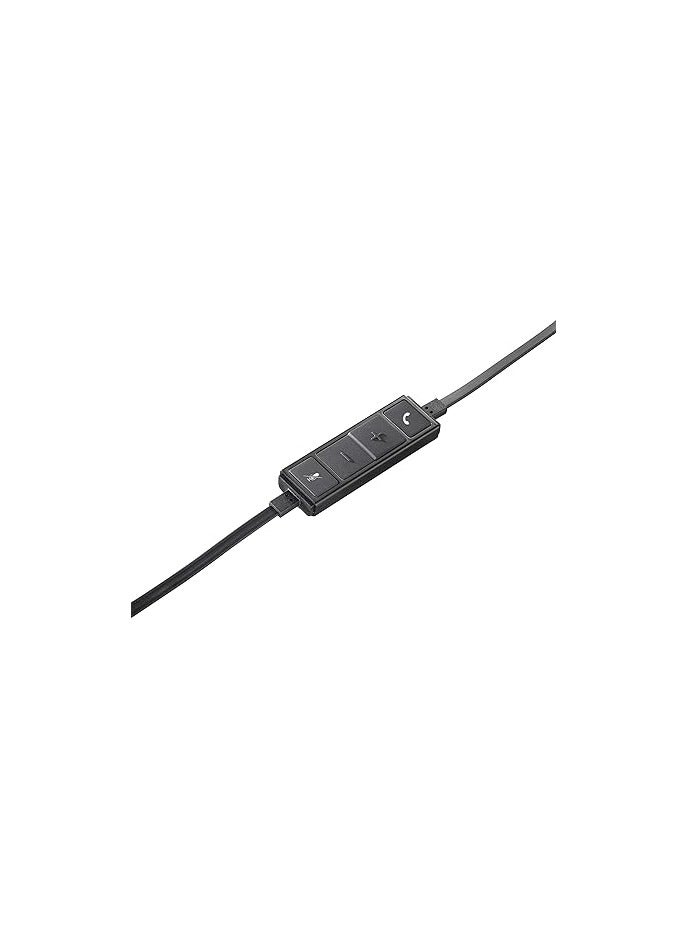 PROMASS H650e Wired Headset, Stereo Headphones with Noise-Cancelling Microphone, USB, In-Line Controls  - Image 5