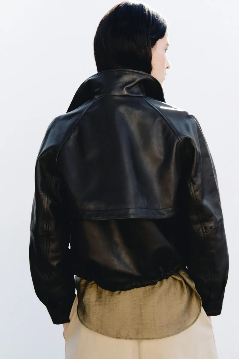 H&M  Oversized leather jacket for Women | Best Price UAE