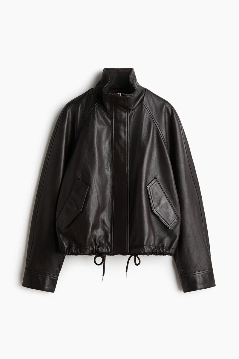 H&M  Oversized leather jacket for Women | Best Price UAE