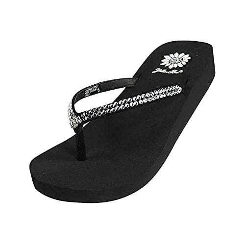 Yellow Box Women's Jello Sandal, Black, 8.5 M US - Image 2