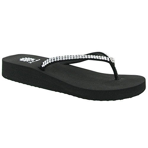 Yellow Box Women's Jello Sandal, Black, 8.5 M US - Image 1