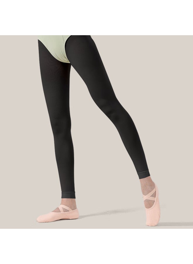 Smart Friends Zhiyouban Girls Dance Socks Ballet Nine-point Tights Children's Black Stockings Professional Grading Practice Dance Base Layer Socks - Image 2