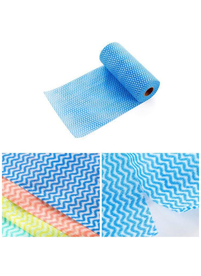 sokany 3 Rolls Reusable Cleaning Wipe Sheet, Multipurpose Towel Cleaning Cloth, Disposable, Non-stick Wiping Rags, Household Paper Towels for Kitchen, House Cleaning Cloth Towel (Multicolour)  - Image 3