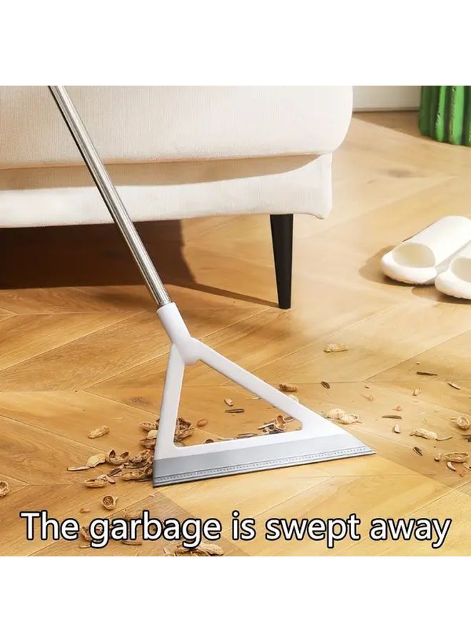 مجموعة مكنسة وممسحة السحر الأبيض لتنظيف الأسطح المتعددة في المطبخ والحمام والأرضيات - Image 2