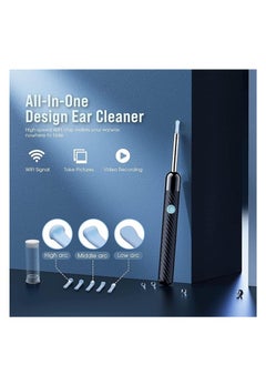 Generic Earwax Removal -8 Earwax Removal Tools - Earwax Removal Kit with Camera - Earwax Removal Kit with Lamp - Earwax with 6 Earspoons - Earwax Cleaning for iOS and Android (Black)  - Image 2