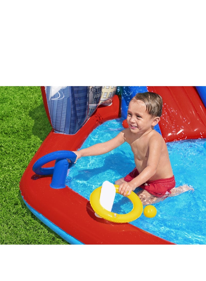 Bestway Children's pool with slide, swimming balls, and inflatable Spider-Man design water toys 98793  - Image 3