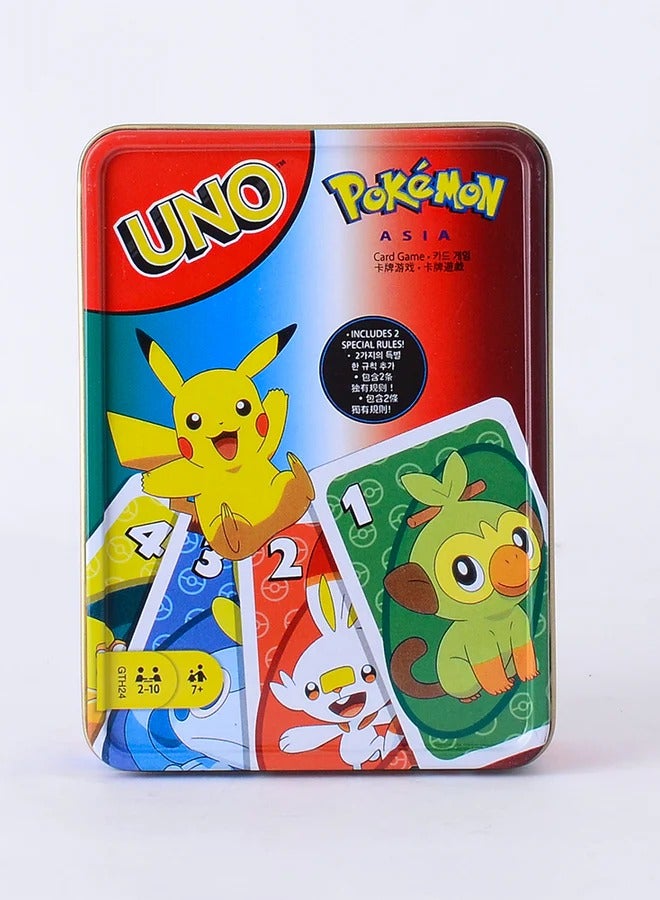 ماتيل جيمز لعبة أونو بطابع بوكيمون – متعة عائلية وهدية مثالية للجميع - Image 1