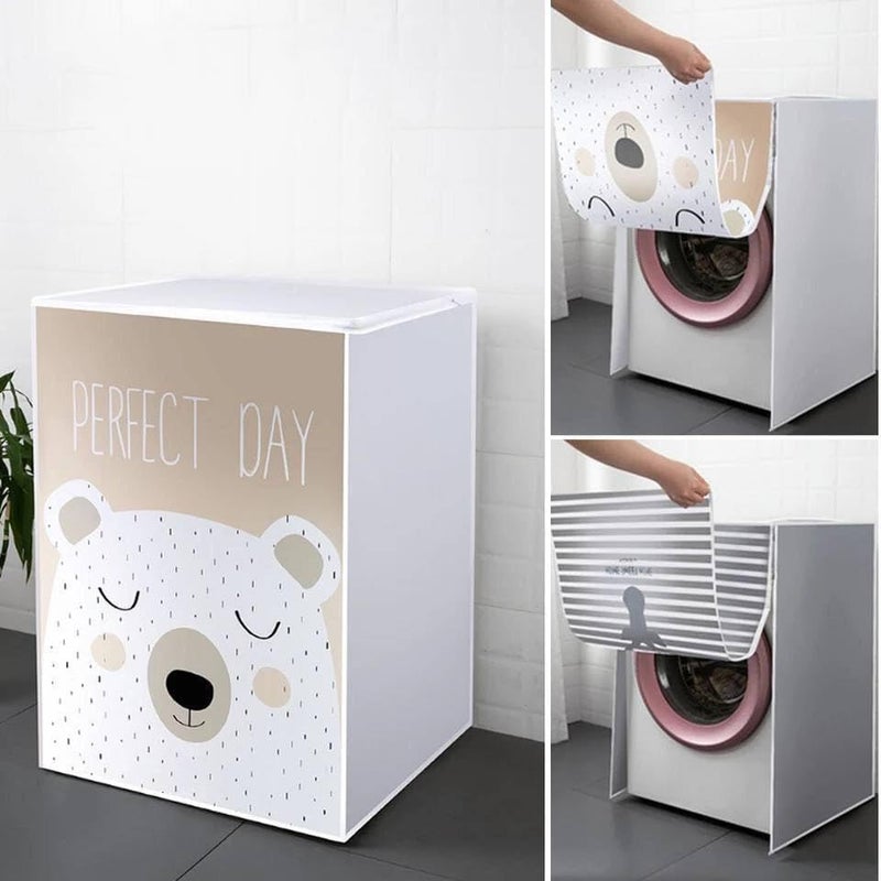 Washing Machine Cover for Fully Automatic Washing Machines – Dustproof and Waterproof Protective Cover – Easy to Clean – Durable Fabric - Image 4