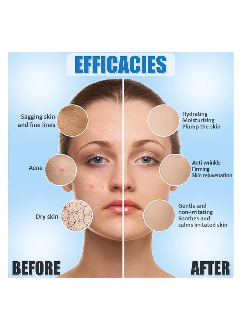 Jelly Mask for Facial Professional, Peel-Off Jelly Mask Hydrating Modeling Mask, Hydro Jelly Mask Powder for Skincare Hydrating, Vegan Sodium Alginate Mask, Paraben Free, Fragrance Free - Image 4