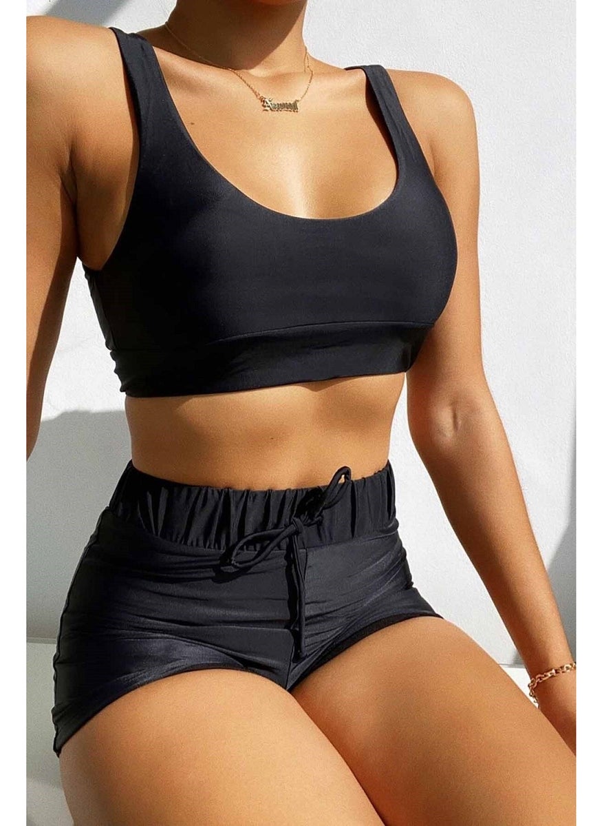 Angelsin Shorts Tankini Bikini Set  - Image 2