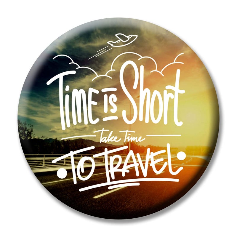 exciting Lives - Funky Fashion Badges Set Of Six - Gift for Birthday, Travelers, Party - Gift for SIster, Brother, Friend, Relative, Family - Image 3