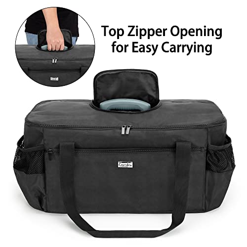samdew Outdoor Grill Cover Compatible with Weber 121020 Go-Anywhere Charcoal Grill, Portable Grill Storage Carry Bag Compatible with Weber 1141001 Go-Anywhere Gas Grill, Bag Only (Patented Design) - Image 2