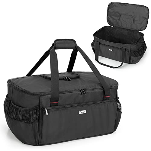 samdew Outdoor Grill Cover Compatible with Weber 121020 Go-Anywhere Charcoal Grill, Portable Grill Storage Carry Bag Compatible with Weber 1141001 Go-Anywhere Gas Grill, Bag Only (Patented Design) - Image 1
