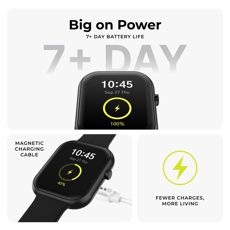 iTouch AIR 5 Smartwatch â€“ 1.85â€ AMOLED Display, Bluetooth Calling, 100+ Sport Modes, Heart Rate, SPOâ‚‚, Stress & Sleep Tracking, IP68 Water Resistant, 7-Day Battery Life â€“ for Android & iOS - Image 3