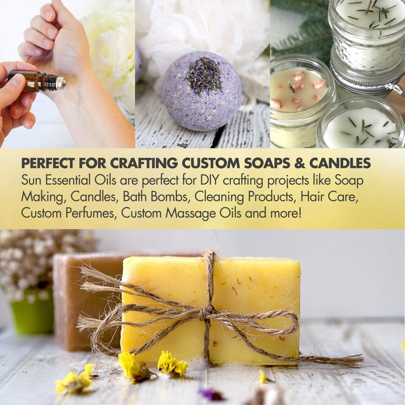 Sun Essential Oils زيوت الشمس الأساسية زيت النعناع الأساسي 16 أونصة - زيت النعناع لموزع الروائح، صناعة الشموع، العلاج بالروائح - Image 5