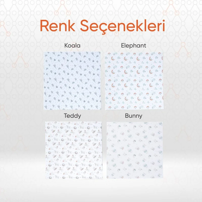 Gezenbebe Hero Muslin Baby Blanket (120X120) Elephant