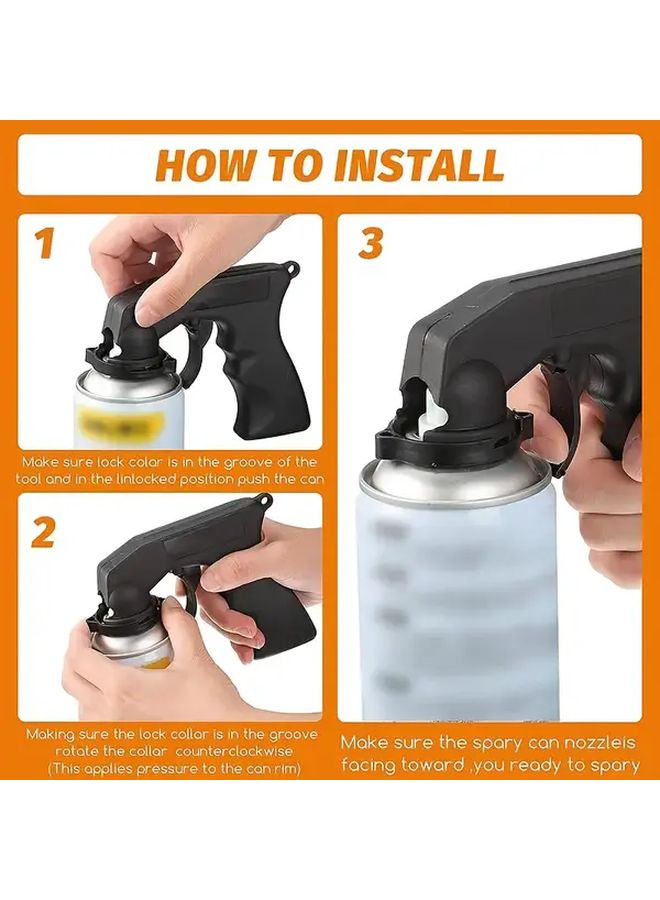 4Pcs Mixing Colors Spray Paint Gun With Full Grip Trigger For Auto Maintenance - Image 5