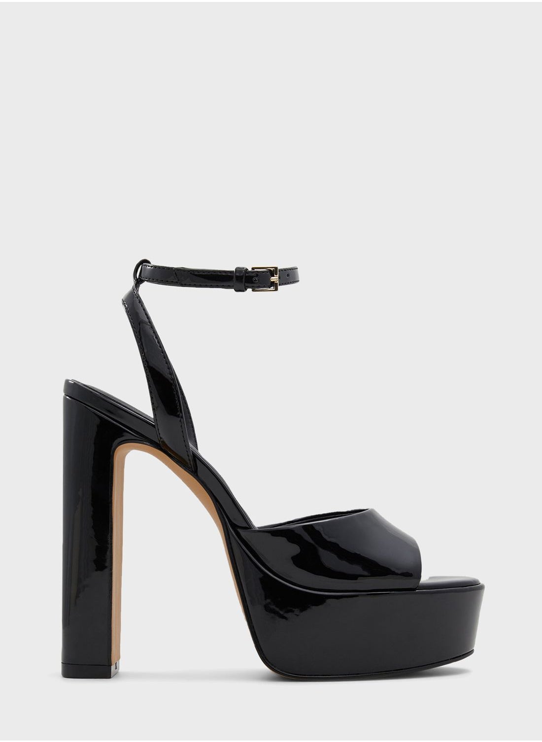 Aldo black high heel cheap sandals