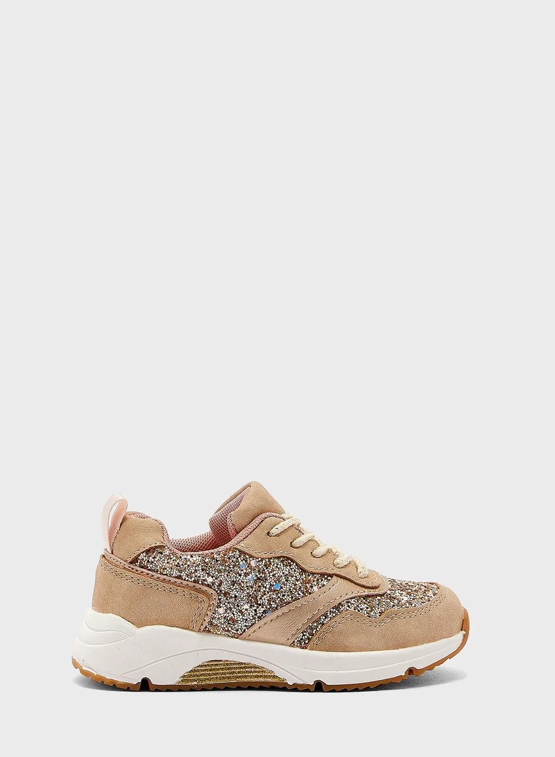 Pinata Glitter Lace Up Trainer