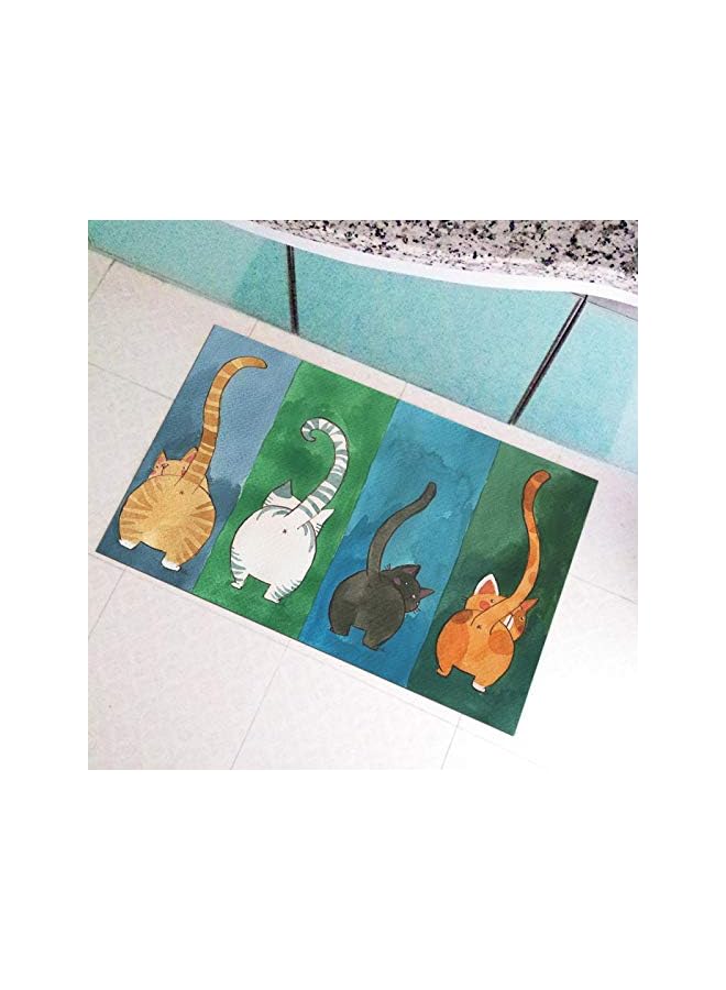The Bros Non-slip Doormat, Cute Welcome Mat Sturdy Practical Cat Pattern for Kitchen Living Room for Balcony for Hallway Bathroom for Bedroom(40 * 60cm) - Image 5