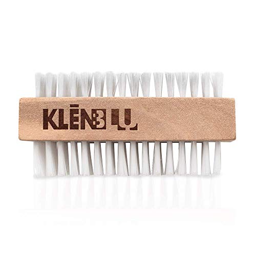 KLENBLU Sneaker Cleaner Brush/Cleaning Brush by KLENBLU - Premium Double Sided Wooden Shoe Care Brush Made with Nylon (1 Pack) - Image 5
