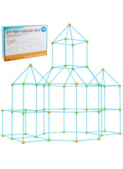 Fort Building Kit 132 Pieces Fort Building Set Educational Construction Toys For Kids 48 Years Old Boys & Girls Indooroutdoors Activity Creative For Kids