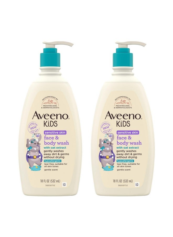 Aveeno Kids Sensitive Skin Face & Body Wash 18 Fl. Oz Pack Of 2 - pzsku/ZEF3A99A1159991EC8EEEZ/45/_/1707976404/654e0268-a79a-4a9f-9da8-e00af9c8edc5