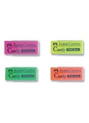 Candy Eraser with Plastic Case