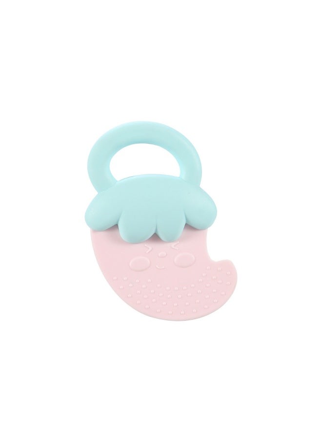 Newborn Baby Rattle Teeth Gel Baby Toy 0-1 Year Old Molar Bite Boiled Bed Bell Accessories-Color: Pepper  - Image 1