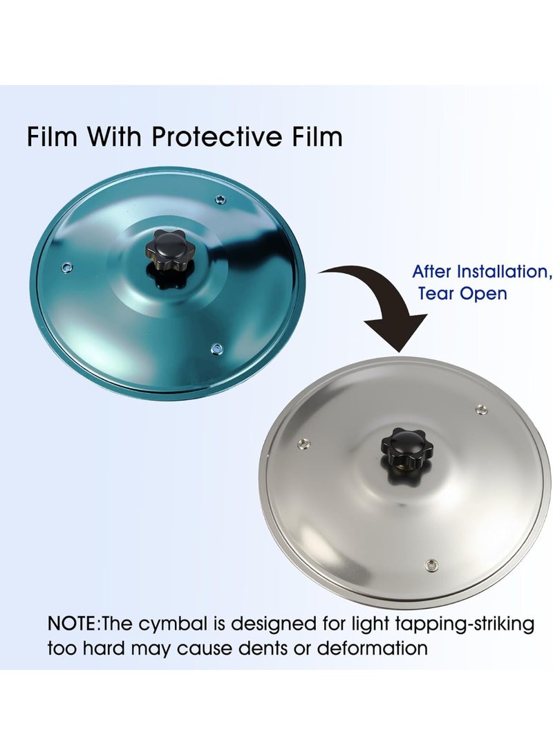 Ru syanl Car Cymbal Air Vent Car Crash Cymbal Air Vent Mini Drum Cymbal For Music Lovers - Image 3