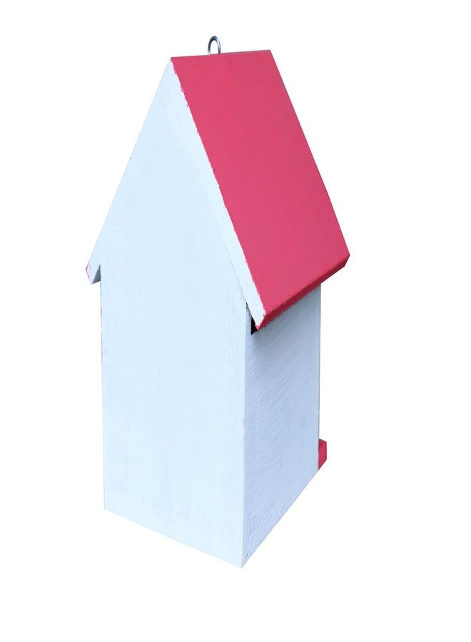 Hellonz Bird House for Sparrow, Budgies & Finches with Air Ventilation and Mounting Hook (Pink) - Image 3