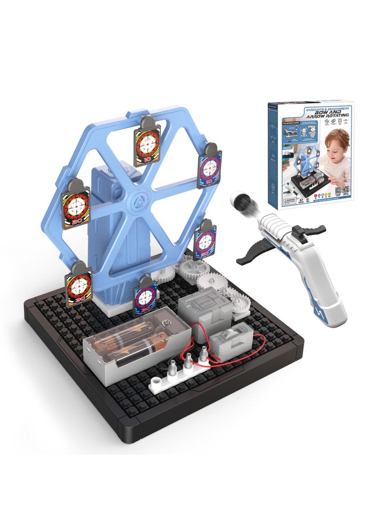 SYOSI Arrow Rotating Circuit Kits Toys, Electrical STEM Science Kit for 8 9 10 11 12 Years Old Boys Girls, Educational Science Circuit Blocks Electronic Blocks DIY Gifts Toys | Educational Learning Kits - Image 1