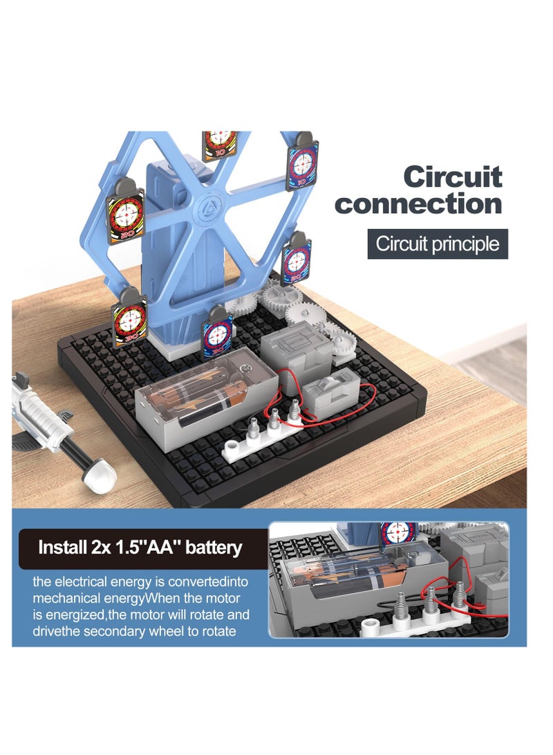SYOSI Arrow Rotating Circuit Kits Toys, Electrical STEM Science Kit for 8 9 10 11 12 Years Old Boys Girls, Educational Science Circuit Blocks Electronic Blocks DIY Gifts Toys | Educational Learning Kits - Image 3