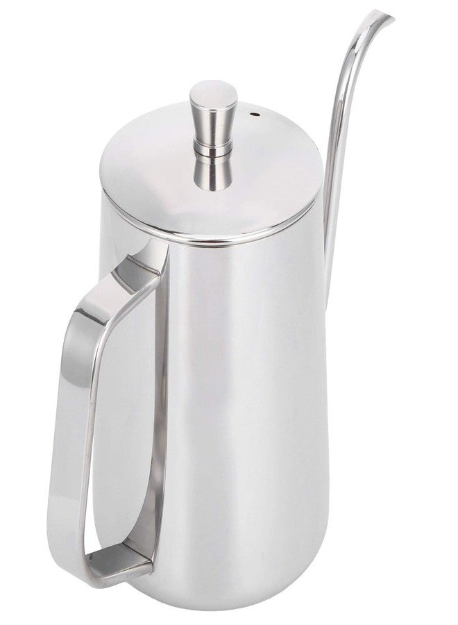 POCREATION 600ml Pour Over Coffee Kettle, Drip Kettle for V60 Chemex304 Stainless Steel Gooseneck Kettle with Slender Spout Lid - Image 3