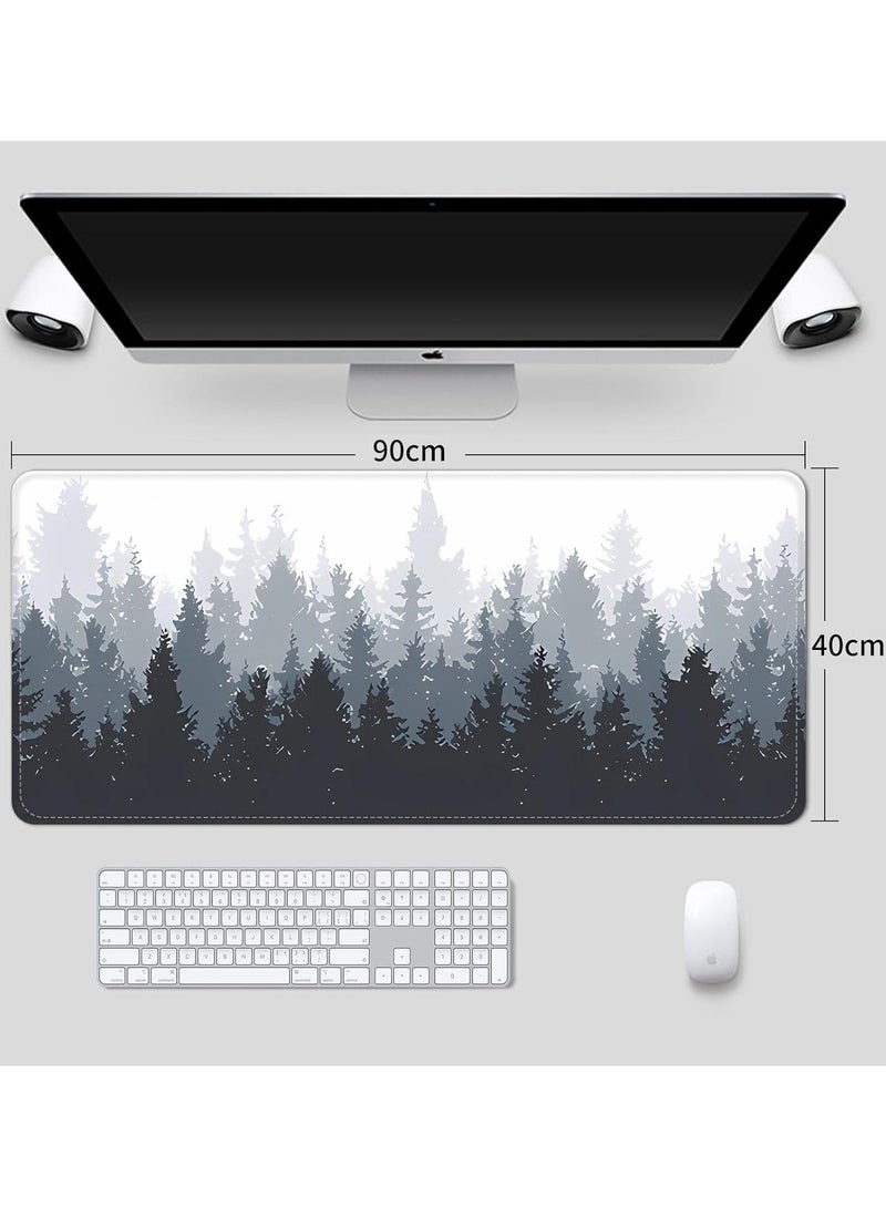 Sumkyle Extended Large Gaming Mouse Pad with Non-Slip Rubber Base Smooth Cloth Surface Desk Mat for Office and Home Use Keyboard Mouse Pad - Image 2