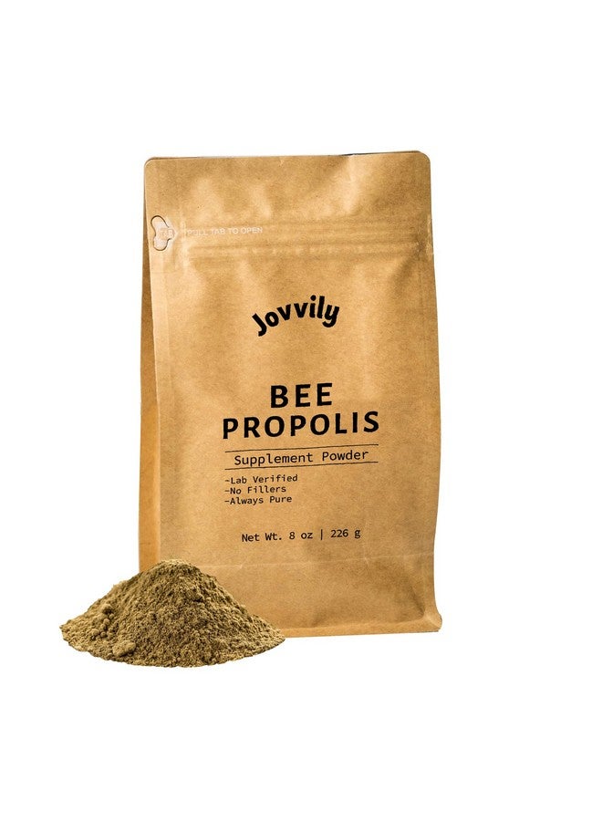 Jovvily Bee Propolis Powder - 8 oz - Lab Verified - Always Pure - No Fillers - Image 1