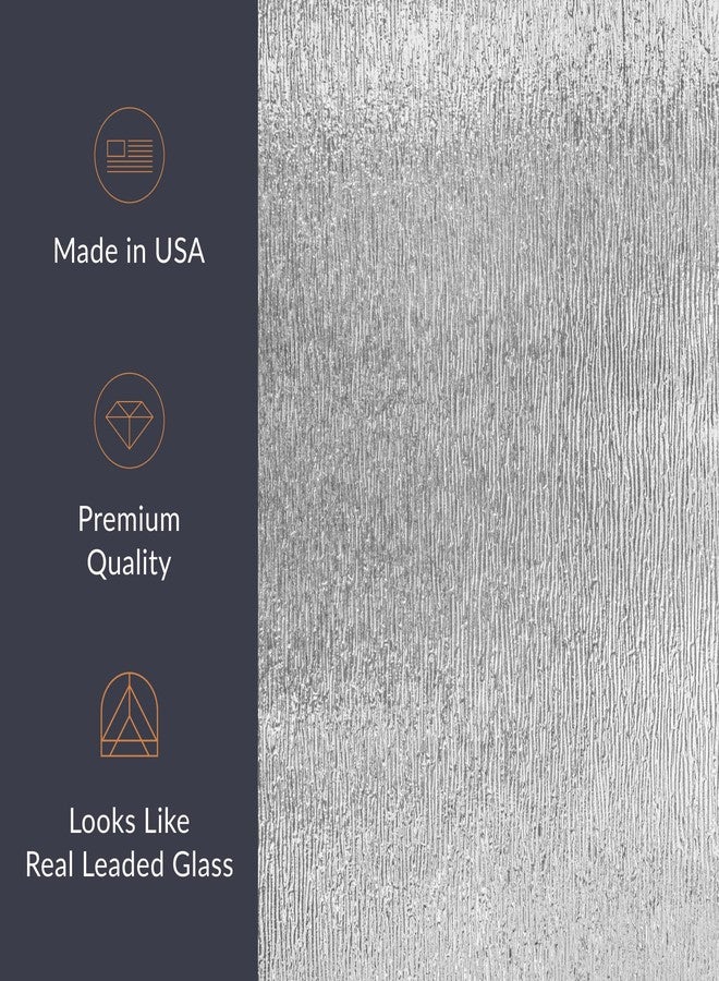 Artscape Rain | Decorative Privacy Window Film with Textured Glass Pattern | Non-Adhesive & UV Protection | Easy to Apply & Removable | 36 x 72 Inches | Made in USA - Image 5