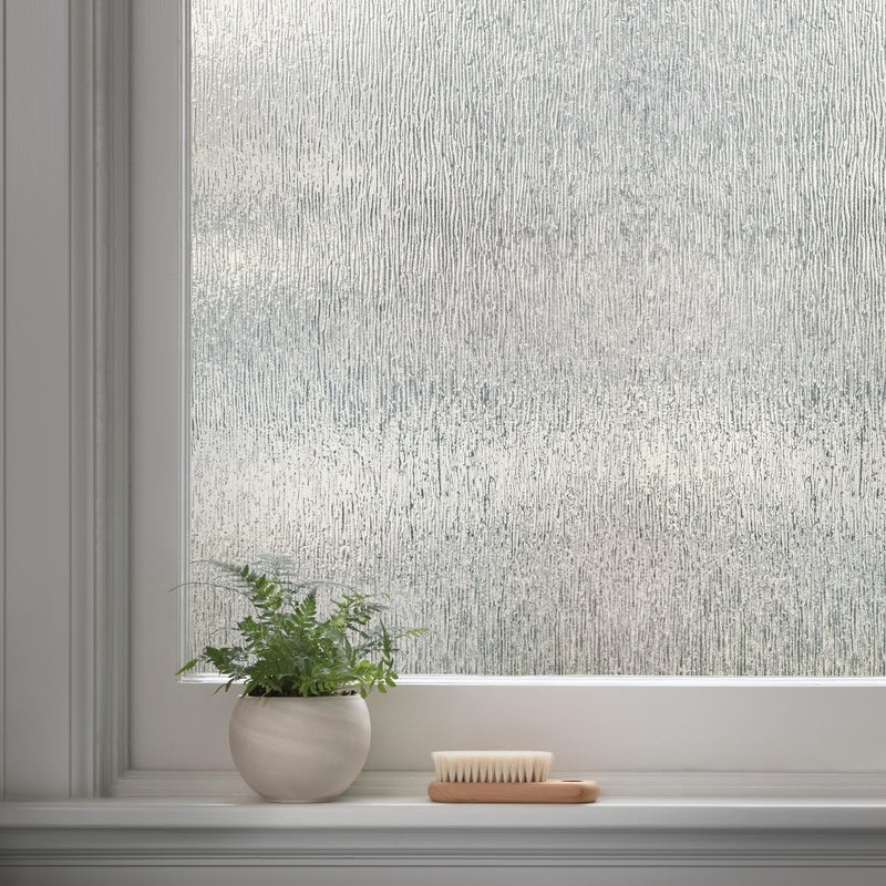 Artscape Rain | Decorative Privacy Window Film with Textured Glass Pattern | Non-Adhesive & UV Protection | Easy to Apply & Removable | 36 x 72 Inches | Made in USA - Image 1