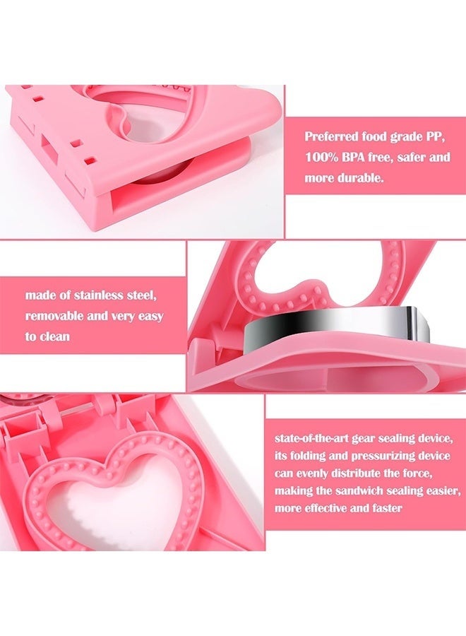 SHAOZHEN 3PCS Sandwich Maker,Sandwich Cutters for Kids Lunch,Crustless Breakfast Sandwich Cutter and Sealer Set Great for Children Boys Girls Lunchbox and Bento Box - Image 5