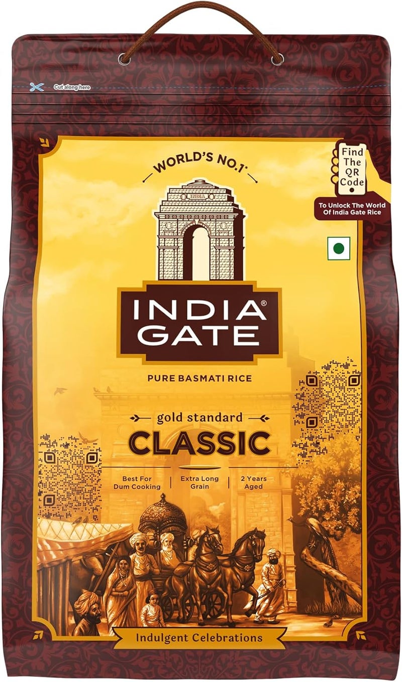 India Gate Classic Basmati Rice 5kg - Image 1