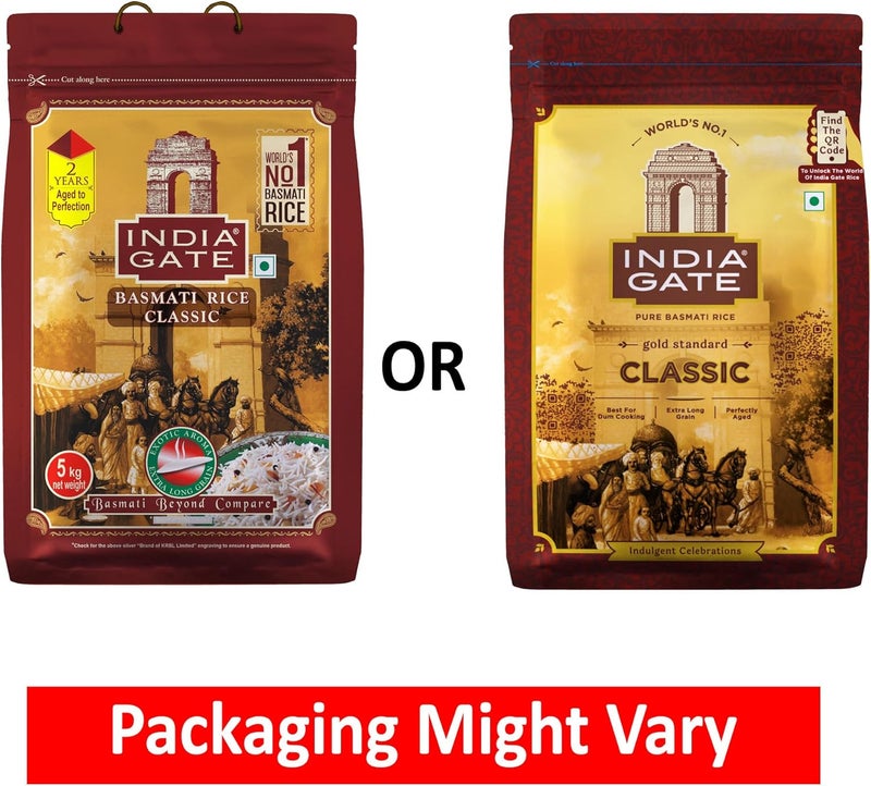 India Gate Classic Basmati Rice 5kg - Image 2