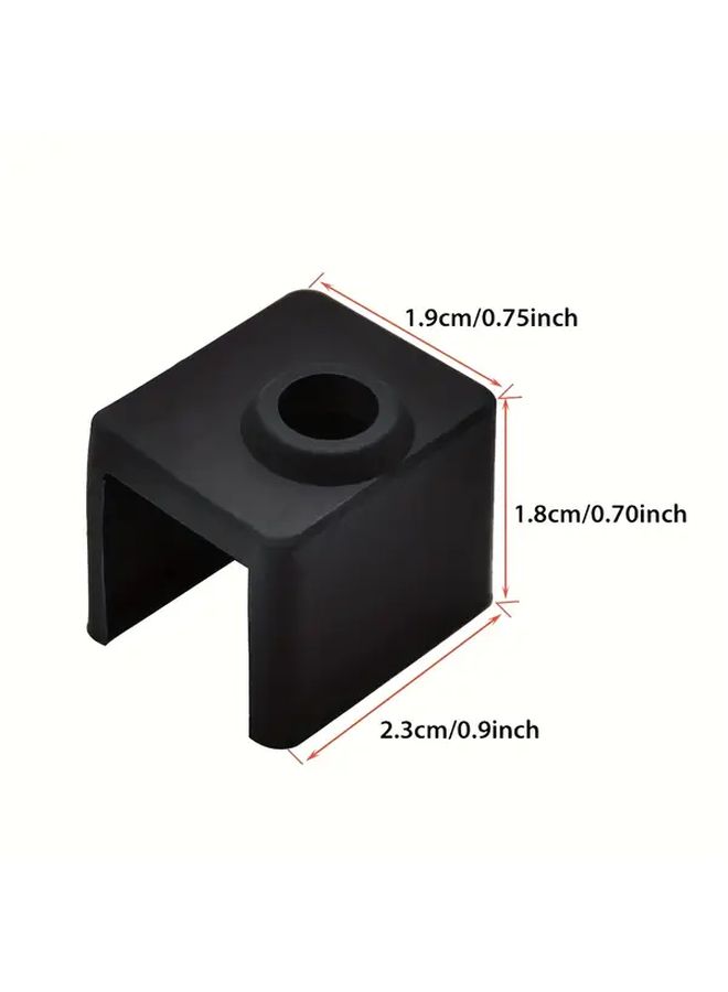 Silicone Sleeve 10pcs for Elegoo Neptune 4 Pro Hot End Heater Block Protective Cover - Image 2