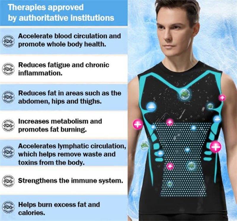 New Version Ionic Shaping Vest - Energxcell Ionic Shaping Vest Crewneck Slimming Compression Tank - Image 5