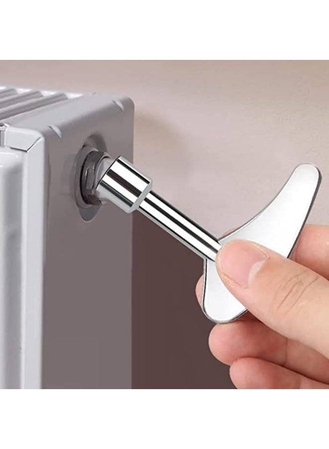 MJZ 2 Pcs Triangular Key Inner Triangle Spanner Key Stainless Steel Multi-Functional Utilities Key Elevator Emergency Lift Door Lock Keys - Image 5