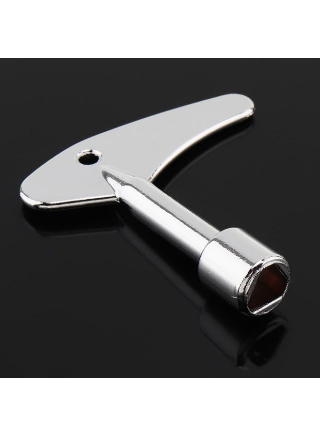 MJZ 2 Pcs Triangular Key Inner Triangle Spanner Key Stainless Steel Multi-Functional Utilities Key Elevator Emergency Lift Door Lock Keys - Image 3