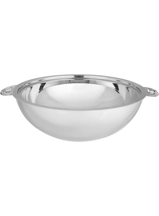 Al Diriyah Pradeep Stainless Steel Food Container, 35cm, Round - Silver - Image 2