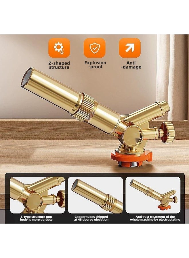 Brass Culinary Torch Head – Heavy-Duty Kitchen Flame Tool for Crème Brûlée, Baking & BBQ – Butane Gas Not Included  - Image 1