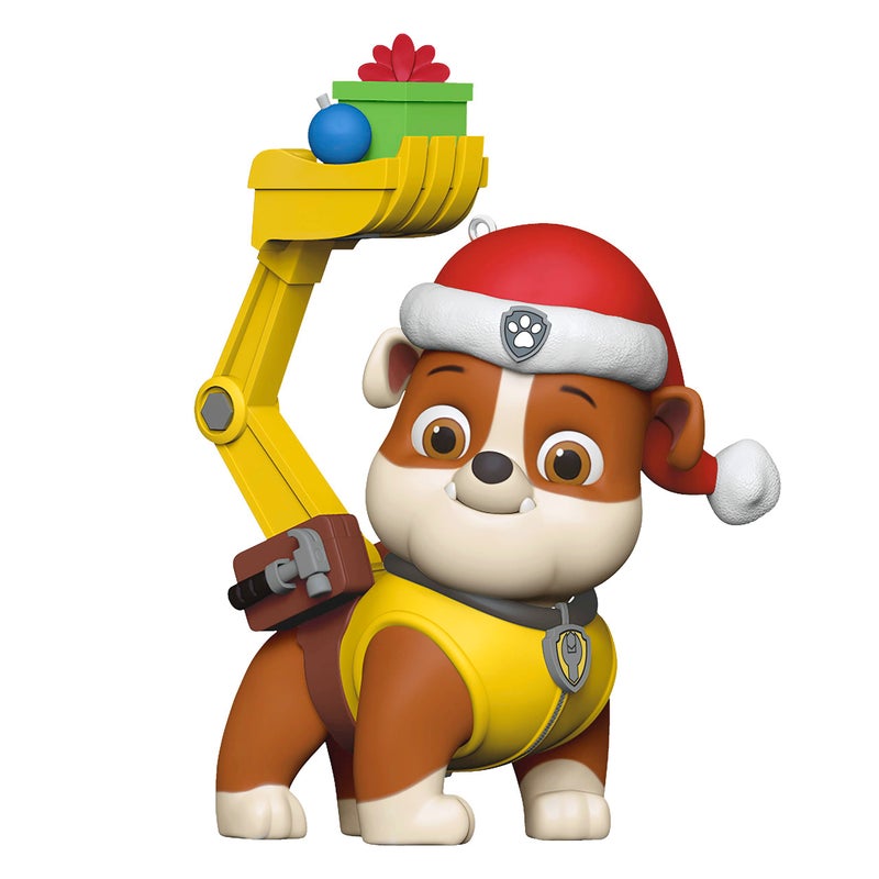 Hallmark Keepsake Hallmark Keepsake Christmas Ornament 2023  Paw Patrol Rubble's Special Delivery  Gifts for Kids - Image 1